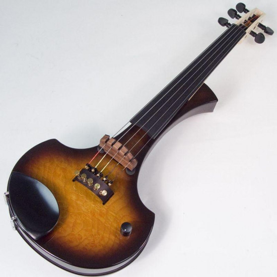 5 Струнна Електрическа цигулка Cantini Earphonic Electric/Midi Violin "Occhietto" Tobacco Burst