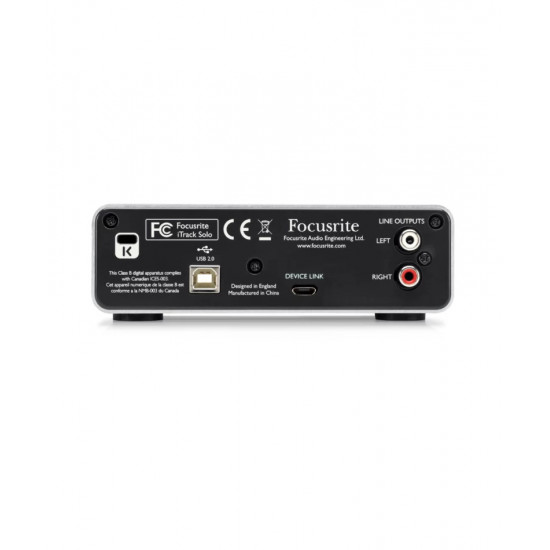 Аудио интерфейс Focusrite iTrack Solo Lightning