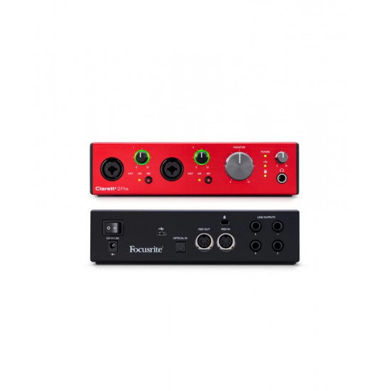 Аудио интерфейс Focusrite Clarett+ 2Pre