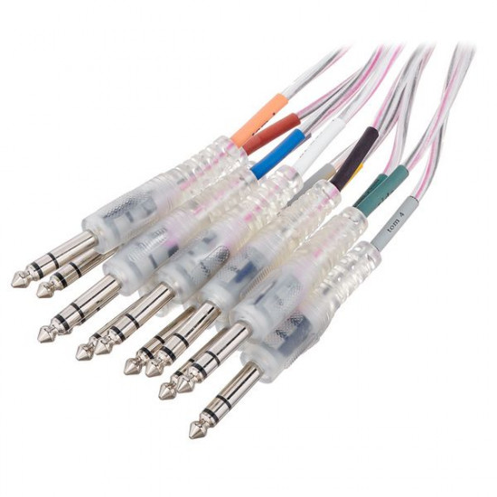 Кабели за ел. барабани e-drum cable loom transparent