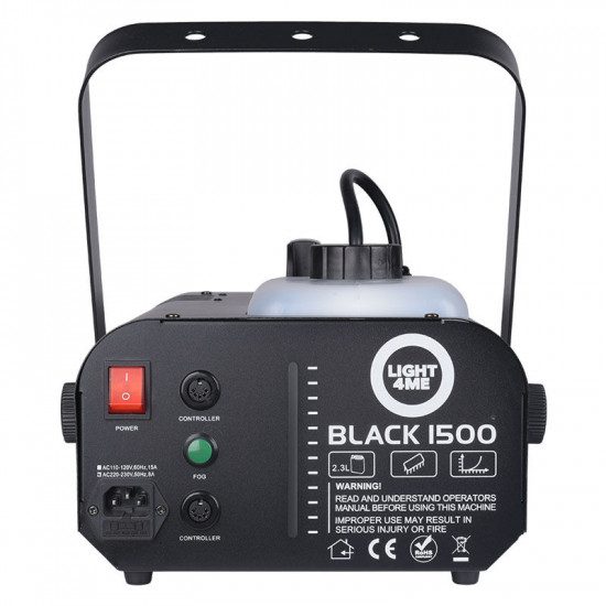 Машина за пушек LIGHT4ME BLACK 1500 fog smoke machine