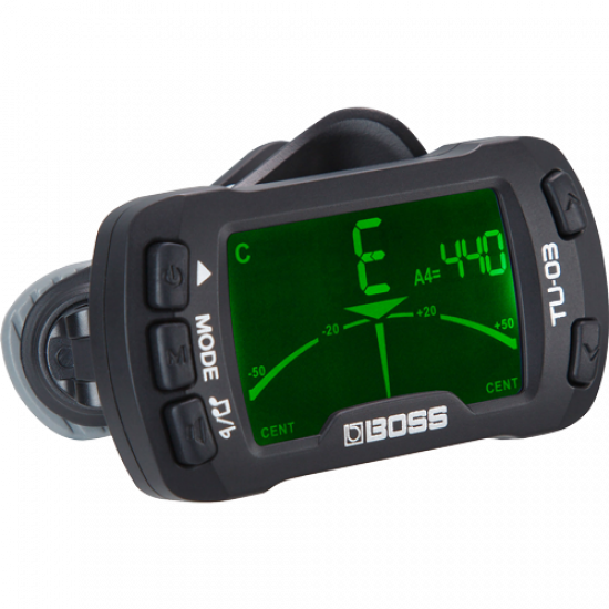 Boss TU-03 Clip-On Tuner & Metronome