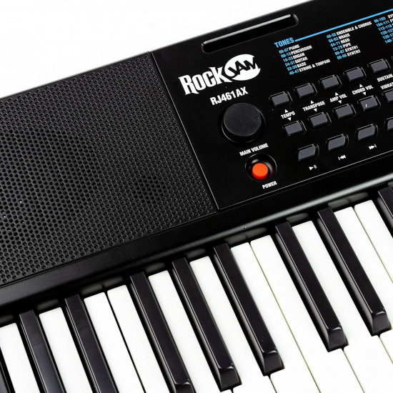 Дигитално пиано RockJam RJ461AX с 61 клавиша