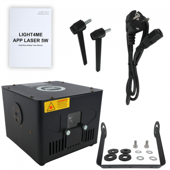 Лазер LIGHT4ME APP LASER 5W RGB