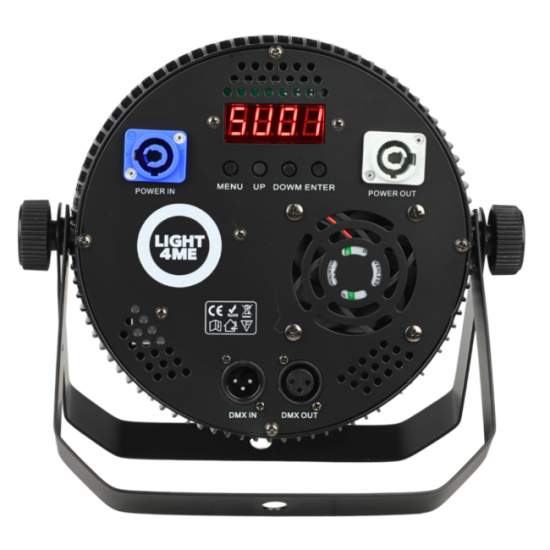 Лед пар LIGHT4ME PARTY PAR 18x10W RGBW stage spotlight LED lighting effect DMX 2x mounting bracket