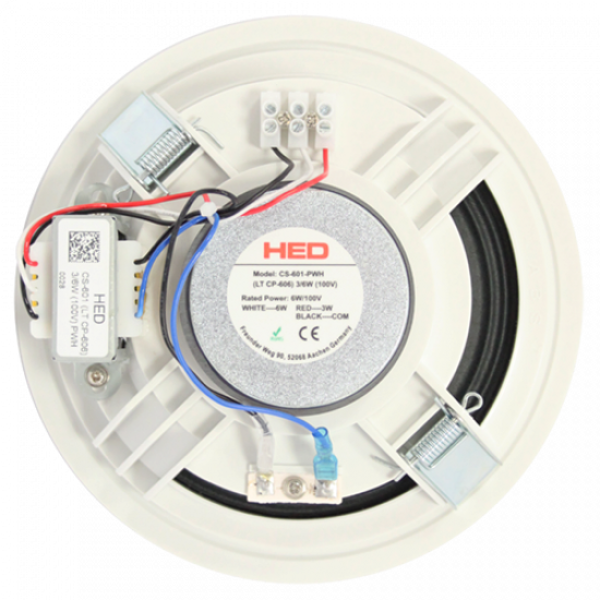 Говорител HED Audio CS-601 (LT CP-606) 1,5/3/6W (100V) PWH