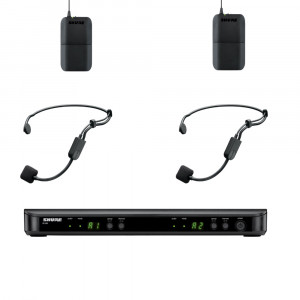 Безжична система с два PGA31 хедсет SHURE BLX188E/PGA31
