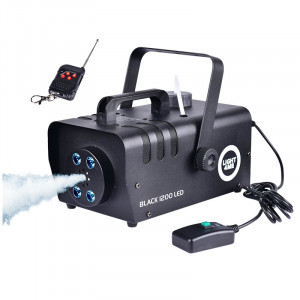 LIGHT4ME BLACK 1200 LED fog smoke machine LIGHT4ME BLACK 1200 LED fog smoke machine