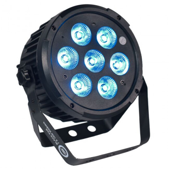 Лед пар LIGHT4ME BLACK PAR 7x10W RGBWA LED powerful spotlight