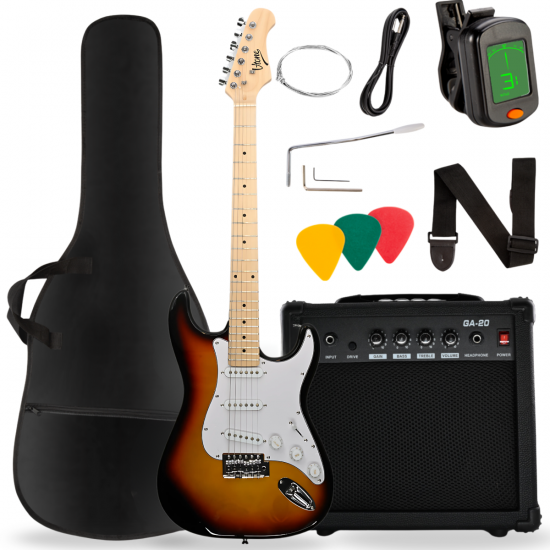 Ел. китара V-TONE комплект с усилвател 4/4 stratocaster
