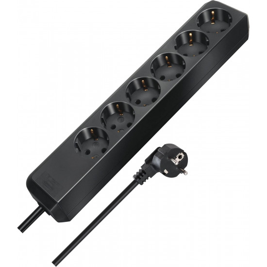 Удължител Brennenstuhl Eco-Line - surge protectors (Type H, Black)