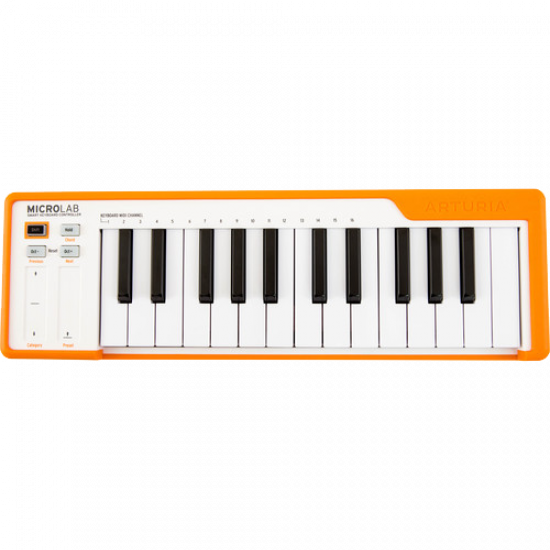 MIDI клавиатура Arturia MicroLab Orange edition