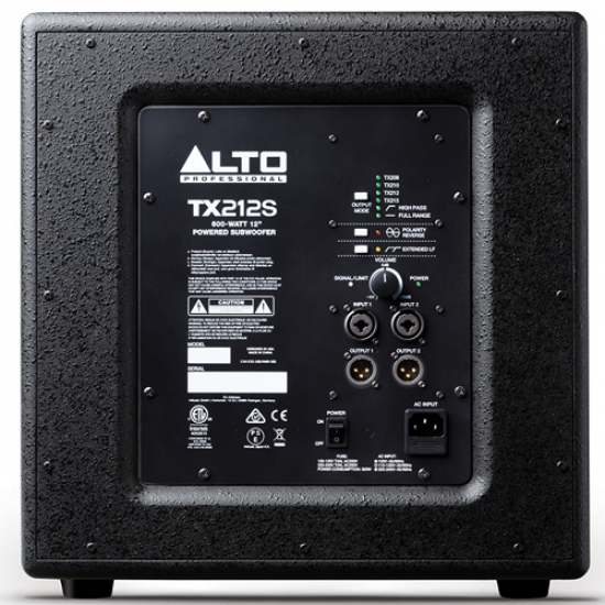 Активен субуфер ALTO TX212S