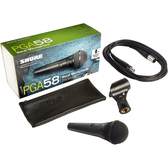 Динамичен микрофон SHURE PGA58-XLR-E