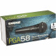 Динамичен микрофон SHURE PGA58-XLR-E