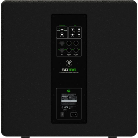 Активен субуфер Mackie SR18S 18" 1600W Professional Powered Subwoofer