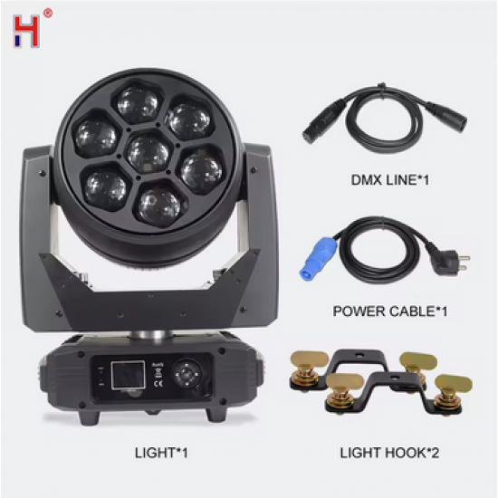 Движеща глава B-EYE 7x40W RGBW