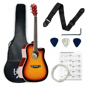 Акустична китара V-TONE AG TWO SB acoustic guitar 4/4 sunburst Акустична китара V-TONE AG TWO SB acoustic guitar 4/4 sunburst