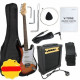Комплект Ел. китара с усилвател V-TONE ESST39 SB electric guitar 4/4 stratocaster 39" SSS sunburst + guitar amplifier set