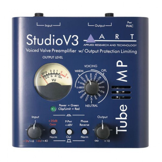 Предусилвател за микрофони и инструменти ART Tube MP Studio V3