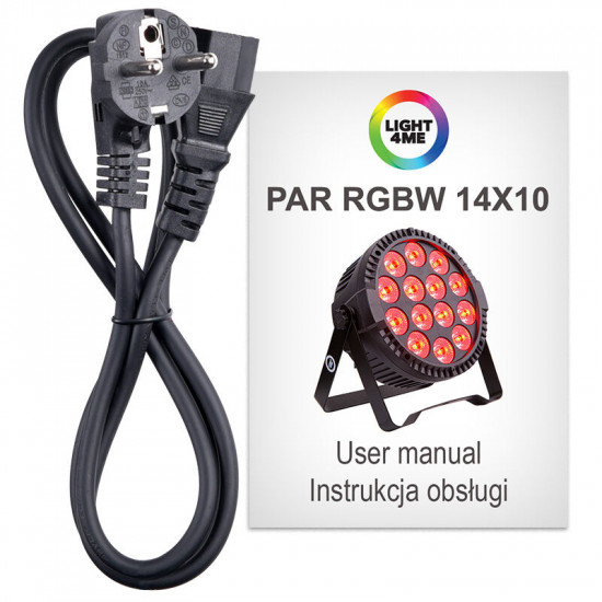 Лед пар LIGHT4ME PAR RGBW 14x10