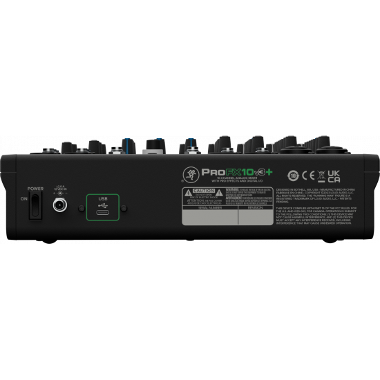 Mackie ProFX10v3+ 10-Channel Analog Mixer