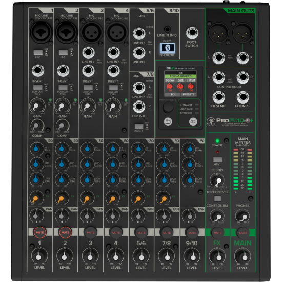 Mackie ProFX10v3+ 10-Channel Analog Mixer