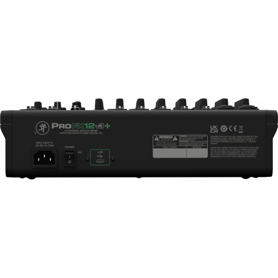 Mackie ProFX12v3+ 12-Channel Analog Mixer