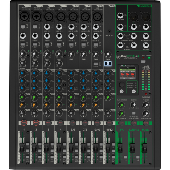 Mackie ProFX12v3+ 12-Channel Analog Mixer