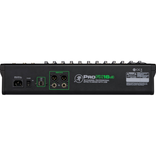 Аналогов миксер Mackie ProFX16v3 Professional Analog Mixer