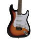 Комплект Ел. китара с усилвател V-TONE ESST39 SB electric guitar 4/4 stratocaster 39" SSS sunburst + guitar amplifier set