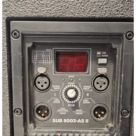 Субуферни тонколони RCF SUB 8003-AS II (2 бр.) - Втора употреба Субуферни тонколони RCF SUB 8003-AS II (2 бр.) - Втора употреба