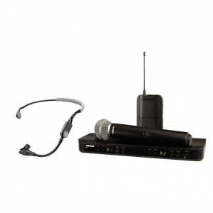Безжична комбо система с SM35 хедсет и SM58 вокален микрофон SHURE BLX1288E/SM35+SM58-H8E Безжична комбо система с SM35 хедсет и SM58 вокален микрофон SHURE BLX1288E/SM35+SM58-H8E