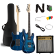 Ел. китара комплект V-TONE EGW 39 BL electric guitar 4/4 stratocaster