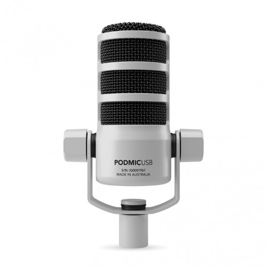 Микрофон RODE PodMic USB, бял