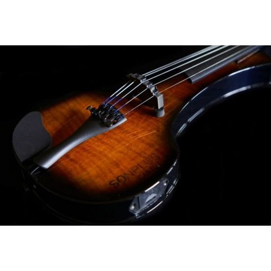 Електрическа цигулка Cantini Sonplus Electric/Midi Violin 5 strings Tobacco Paint FX Transparent