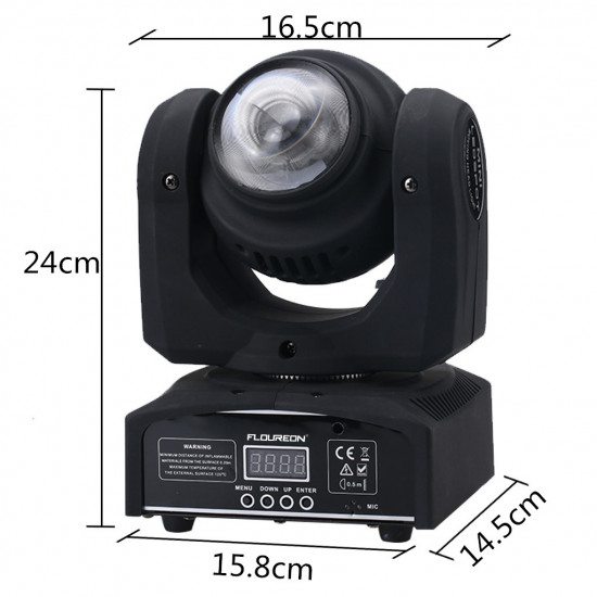 mini led moving head double face