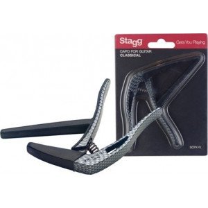 Каподастер за класическа китара STAGG SCPX−FL CARBON  Каподастер за класическа китара STAGG SCPX−FL CARBON
