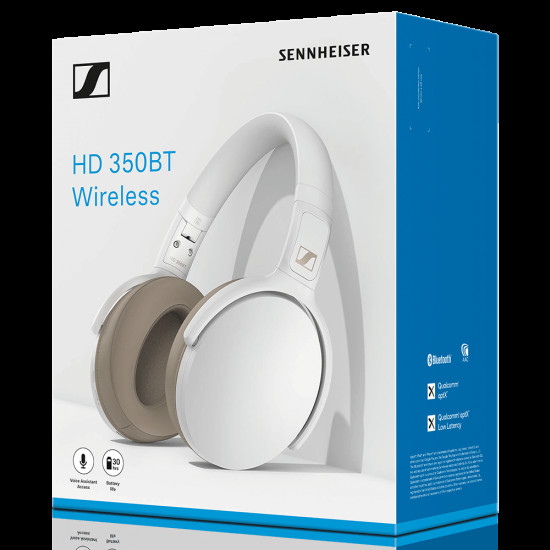 Слушалки Sennheiser HD 350BT - бели