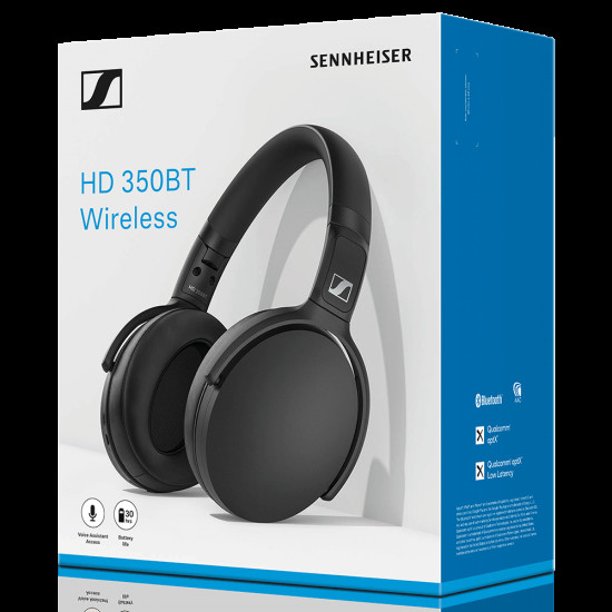 Слушалки Sennheiser HD 350BT - черни