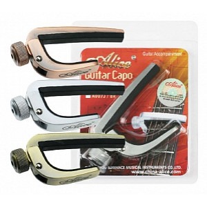 Капо за акустична китара. A007J-BR Acoustic Guitar Capo, Bronze, Alice Капо за акустична китара. A007J-BR Acoustic Guitar Capo, Bronze, Alice