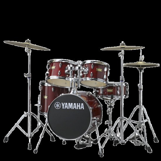 YAMAHA DRUMS Junior Kit Manu Katche Cranberry Red