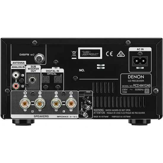 Denon D-M 41 DAB Compact Bluetooth  Hi-Fi System