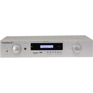Усилвател Ресийвър Madison HI-FI amp MAD 1400BT Silver Усилвател Ресийвър Madison HI-FI amp MAD 1400BT Silver