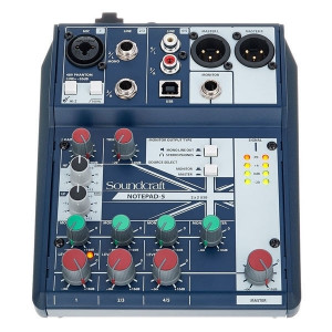 Смесителен пулт  Soundcraft Notepad-5 Смесителен пулт  Soundcraft Notepad-5