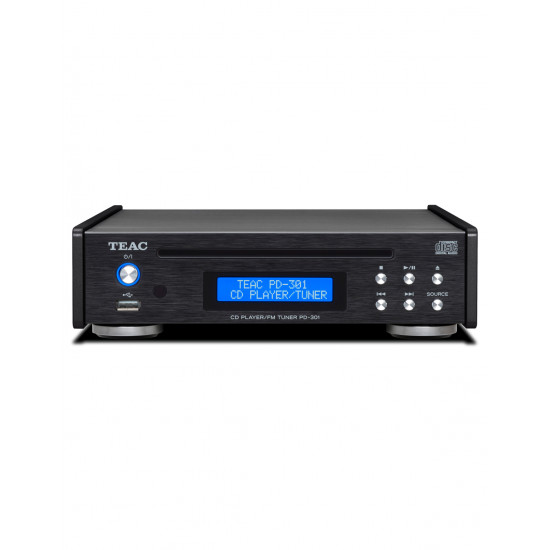 TEAC PD-301DAB-X CD-Player and DAB/FM Tuner, Black