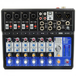 DNA MC08X analog mixer audio interface USB 8 channels DNA MC08X analog mixer audio interface USB 8 channels