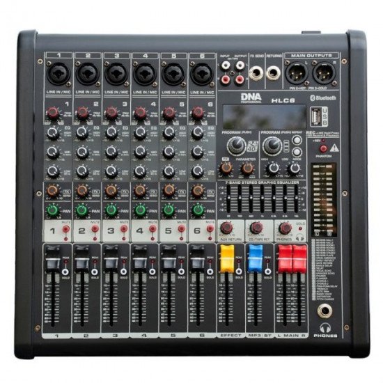 DNA HLC 6 analog audio mixer 6 channels