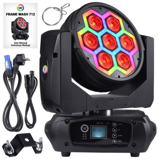 LIGHT4ME FRAME WASH 712 moving head LED FX