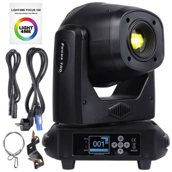 LIGHT4ME FOCUS 100 SPOT PRISM moving head LED